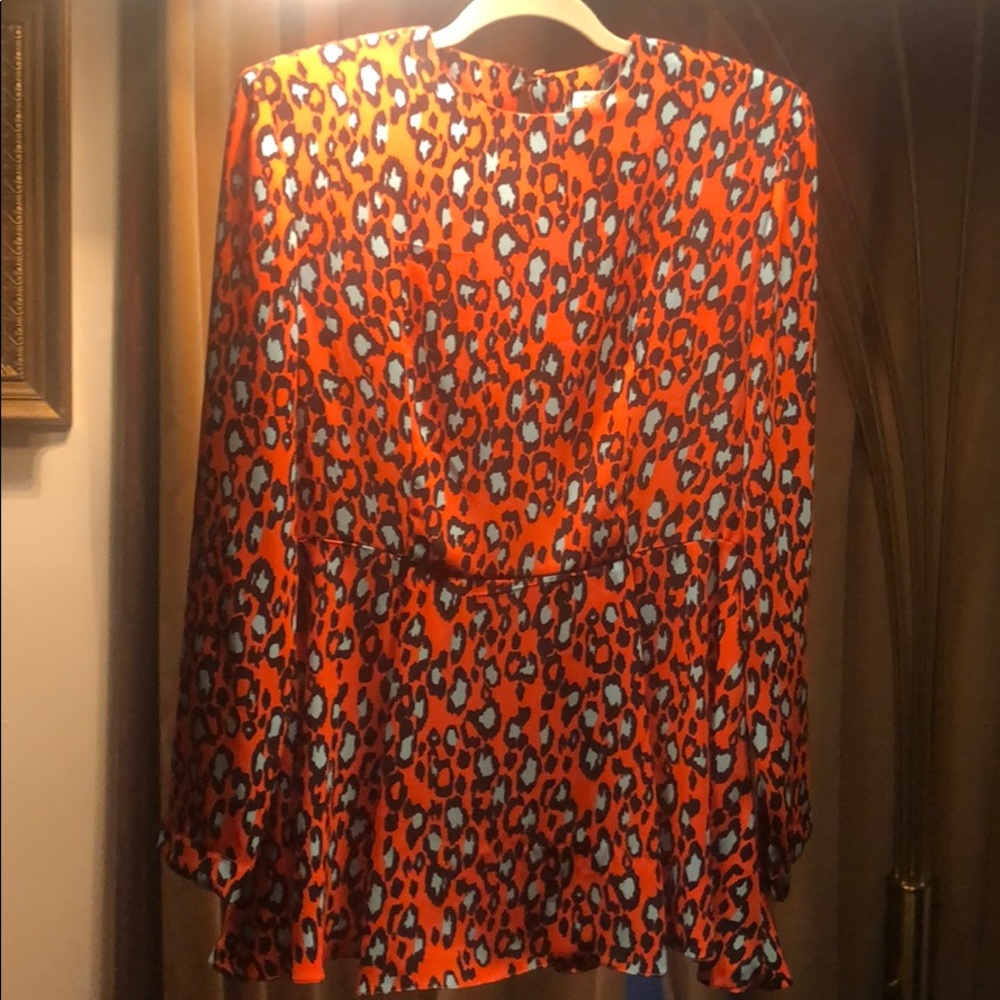 Leopard print blouse